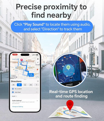 Air Tracker Tag, IP67 Waterproof Bluetooth Tracker, Keychain Finder, Item Locator forBackpacks, Suitcases and Wallets, Cars, Keys and Cameras (Android Only Black-4)