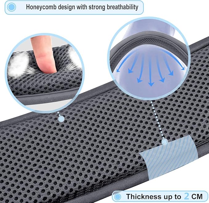 ZINZ 60 Inch Shoulder Strap with Removable Ultra-Thick Pad, Adjustable Buckles Shoulder Crossbody Strap for Luggage Bag