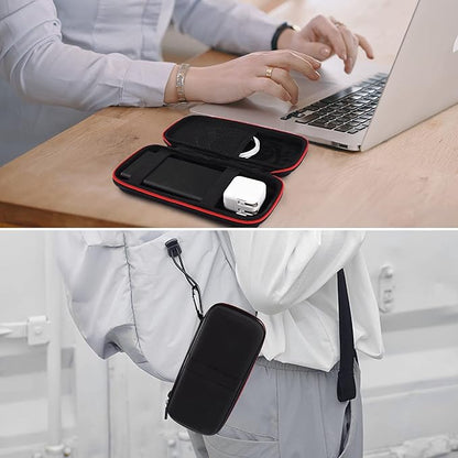 Power Bank Hard Travel Case Medium Compatible RAV Power 26800/20100/20000mAh, Anker Power Core 26800mAh/ PowerCore +26800mAh, INIU 10000mAh and Miady 10000/15000mAh (Medium Black)