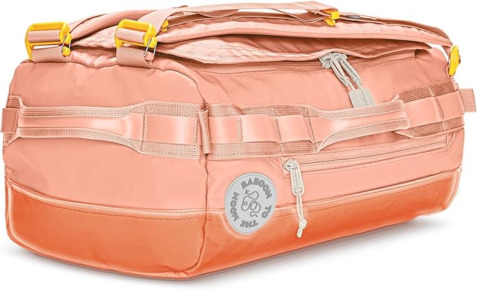 Baboon to the Moon Go-Bag Mini 32L – Detachable Straps, Small Duffle Bag for Travel, Gym Bag for Women, Mens Travel Bag, Duffel Bags for Traveling, Travel Duffel Bags for Women (Sunset Coral)