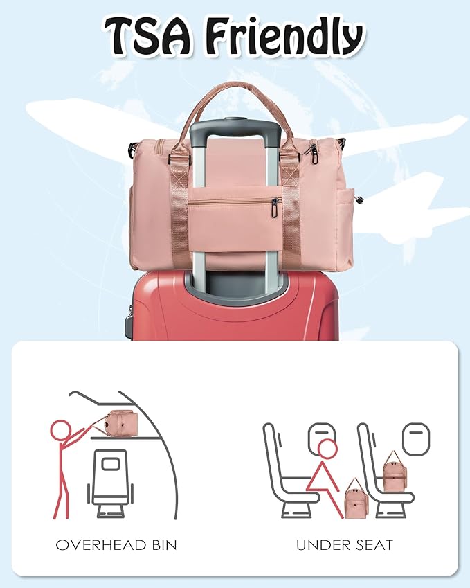 Duffle Bag for Girls, Kids Travel Duffel Bag, Elilier, Gift for Kids, Gifts for women, Graduation Gifts for Her, personalized Graduation gifts, womens birthday gift ideas