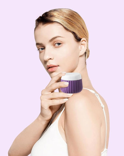 Travel Containers for Toiletries 4 Pack, TSA Approved Travel Size Toiletries, Travel Size Containers, With Clear Bag Leak Proof Silicone Jars, Travel Essentials Creams Jars Carrying Small Items