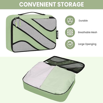 BAGAIL 6 Set Packing Cubes,Travel Luggage Packing Organizers