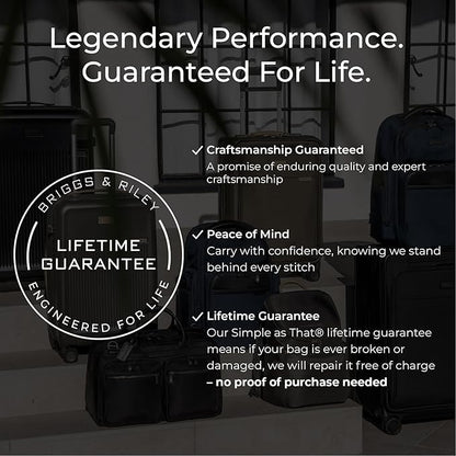 Briggs & Riley Garment Folder - Travel Essentials for Men & Women, Shirts, Pants, & Clothes Carrier, Wrinkle Reducing, Includes Folding Board - Travel Essentials, Black