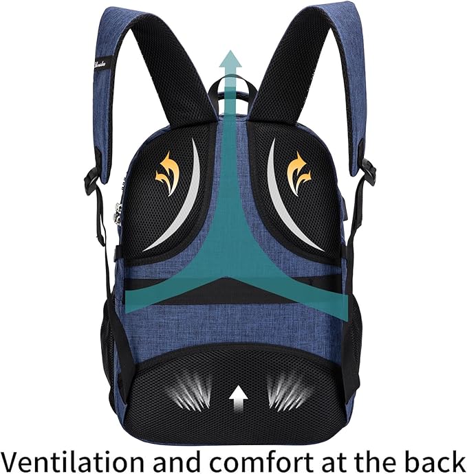 SHRRADOO Anti Theft Laptop Backpack Travel Backpacks with usb Charging Port for Women Men High School College Backpack Computer Bag Fits 17 Inch Laptop,Royal Blue