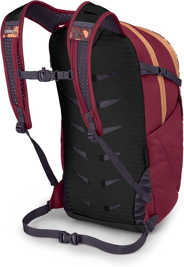 Osprey Daylite Plus Commuter Backpack - Lightweight, Everyday Pack with Laptop Sleeve and Water Bottle Pockets - Ideal for Work, School, and Travel with Versatile Storage, Liquify Print/Kakio Pink