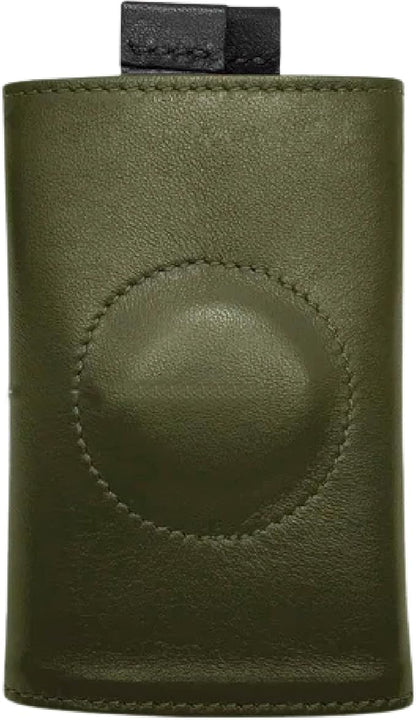 The Frenchie Co. - AirTag Speed Wallet - Ultra Slim Front Pocket Wallet with AirTag Holder - RFID Blocking Quick-Access Pull Tab - Full-Grain Italian Leather