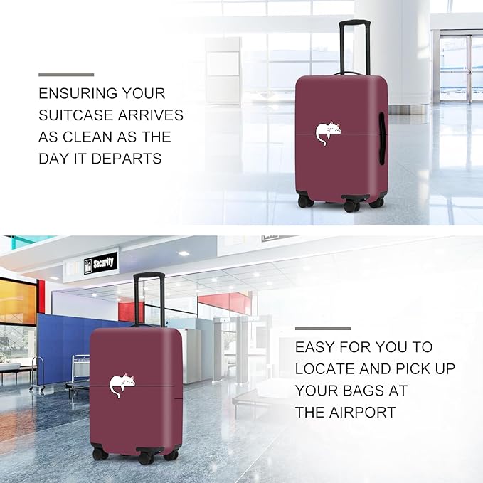 Luggage Cover, Washable Suitcase Cover, Suitcase Protector Anti-scratch Bag cover