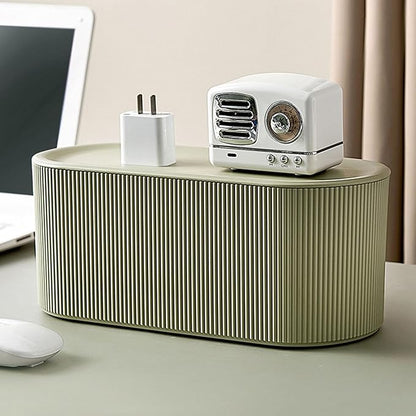 Desktop Wire Organizer Box | Cable Management Case | Wire Cable Anti Dust Management Socket for Living Room