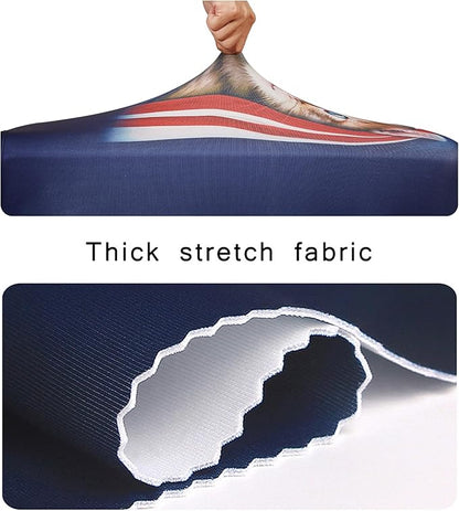 WUJIAONIAO Travel Luggage Cover Baggage Suitcase Cover Protector Skins 18-32 Inch (Cat A, XL (for 29-32 inch luggage))