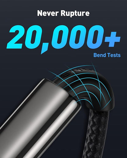 Baseus USB C Cable 100W 70W Universal Travel Adapter with Retractable Cable