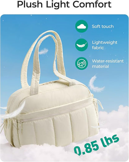 BAGSMART Gym Bag for Women, Duffle Bag for Travel with Wet Pocket, Lightweight Carry on Weekender Duffel, Water Resistant