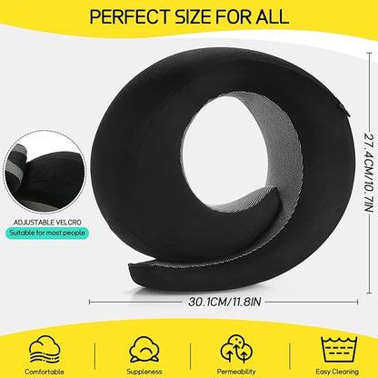 Ulaek®Travel Pillows for Airplanes,Travel Neck Pillow Airplane Memory Comfortable Breathable Cover, Stowable Pillows for Sleeping, Car, Airport Travel Essentials,Gifts for Family, Wife and Friends