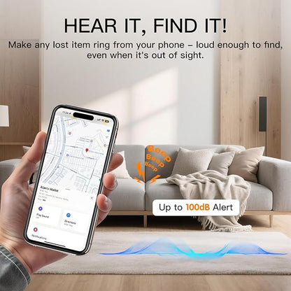 Ultra Slim Air Card Tag: 2025 MFi Certified Wallet Smart Tracker Card - Compatible with Apple Find My Wallets Finder Tracking Cards Tags, Keep Track Item Locator of Luggage, Passport, Purse, Backpack