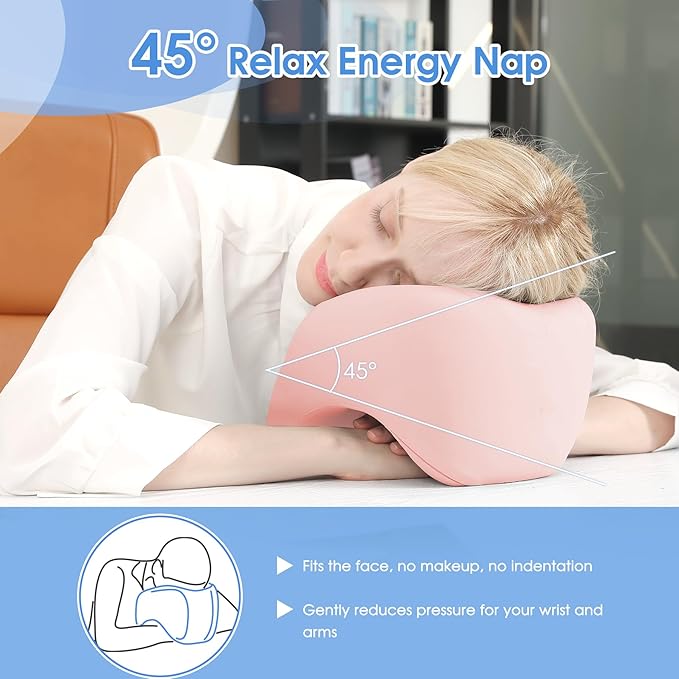 jiaao Neck Pillow Airplane, 2025 Upgraded Memory Foam Travel Pillow for International Flights, Adjustable Clasp, Storage Bag, Advanced Neck Support for Road Trips, Home, Office, and Gaming