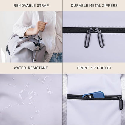 Jadyn Lola Travel Bag, Weekender/Overnight Duffel, Gym Tote Bag for Women, Men