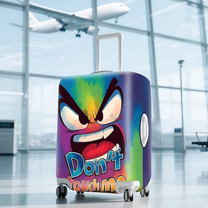 ANNA QUEEN Travel Luggage Cover Suitcase Protector Suitcase Cover Anti-Scratch,Stretchable Bag Cover Washable Durable Polyester