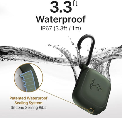Catalyst Waterproof Case for AirPods Pro 2nd Generation and AirPods Pro 1st Generation - Wireless and USB-C Charging Compatible, One Piece Design, High Drop Protection Case with Carabiner