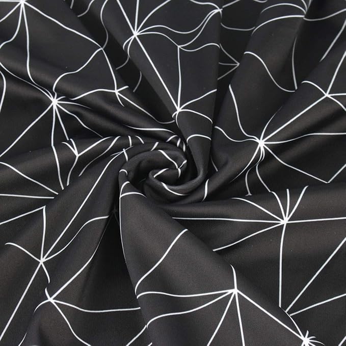 Explore Land Travel Luggage Cover Suitcase Protector Fits 31-32 Inch Case (Black Polygonal, XL)