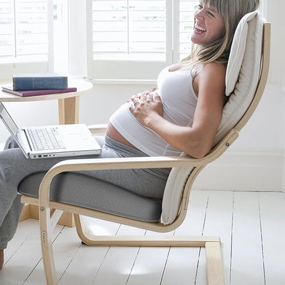 Benazcap Donut Pillow Seat Cushion for Tailbone Pain Relief, Memory Foam Hemorrhoid Pillow by Ergonomic for Coccyx, Sciatica, Pregnancy, Postpartum-Grey