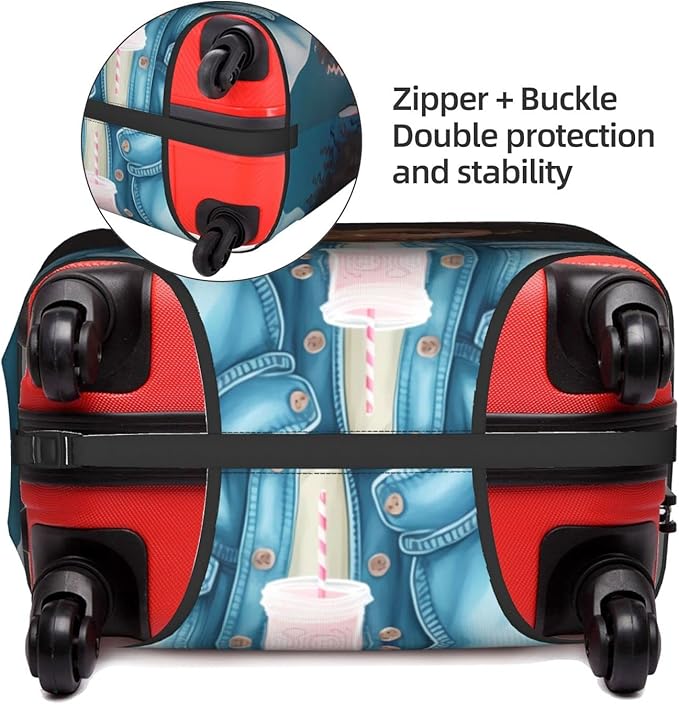 Suitcase covers for luggage cover Washable Protector Anti-scratch X-Large African American Black Girl style76