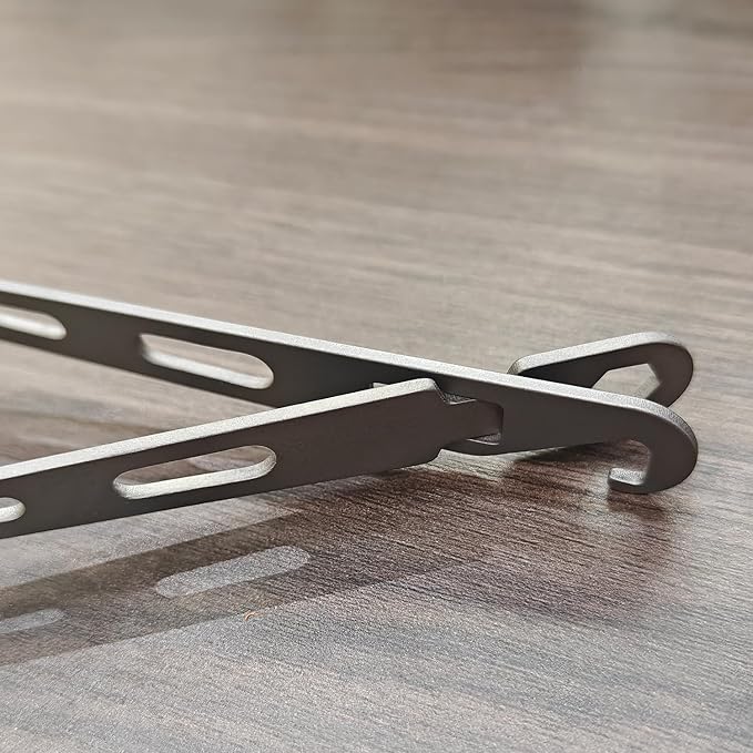 Titanium Fork Spoon Knife Set - Camping Tongs | Ultralight Backpacking Utensils, Travel Cutlery Set, Heat-Resistant & Rustproof, Hiking Survival Gear ((Fork+ Spoon)* 2)