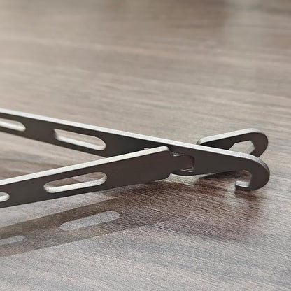 Titanium Fork Spoon Knife Set - Camping Tongs | Ultralight Backpacking Utensils, Travel Cutlery Set, Heat-Resistant & Rustproof, Hiking Survival Gear ((Fork+ Spoon)* 2)