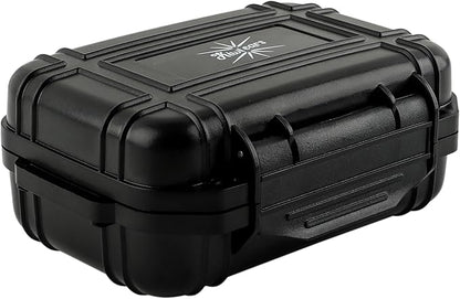 Linsoul Kiwi Ears SONICAP Waterproof Earbud Case,Hard Protective IEM Storage Box with EVA Lining,Hard Carrying Bag for Headphones,Earphone,Travel Carrying Case Fit for ZS10 Pro,Zero:2,EW300 (Black)