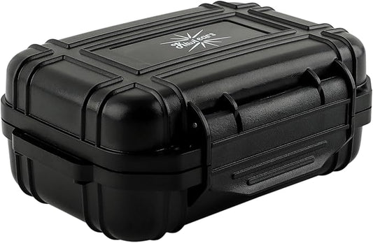 Linsoul Kiwi Ears SONICAP Waterproof Earbud Case,Hard Protective IEM Storage Box with EVA Lining,Hard Carrying Bag for Headphones,Earphone,Travel Carrying Case Fit for ZS10 Pro,Zero:2,EW300 (Black)