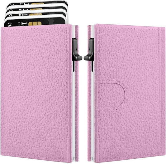 Women's Small Wallet - Sleek & Secure - RFID Blocking Compact Wallet with Slim Lightweight Pop Up Credit Card Holder, Premium Leather Capacity 11+ Cards Plus Cash & ID, Gift for Her