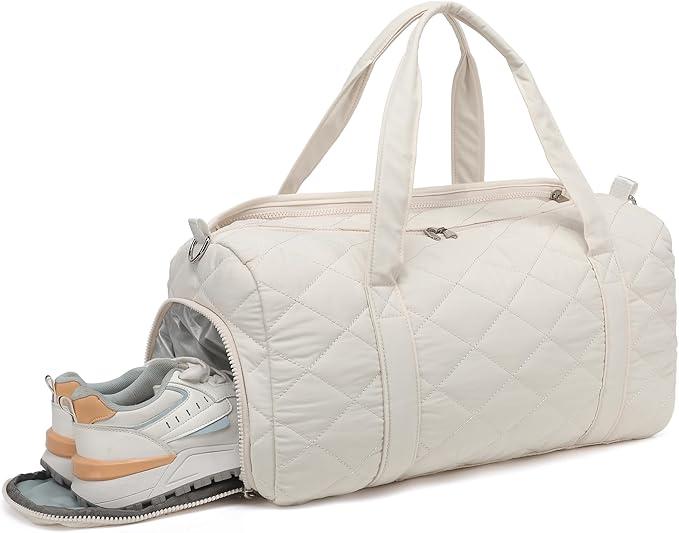 BLUBOON Duffle Bag Girls Kids Cute Gym Bag with Shoes Compartment & Wet Separation Waterproof Sports Overnight Travel Bag