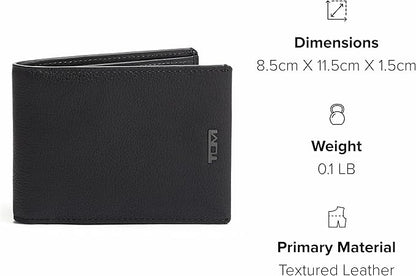 TUMI - Nassau Double Billfold Wallet - Men's Premium Leather Card Holder - RFID Protection