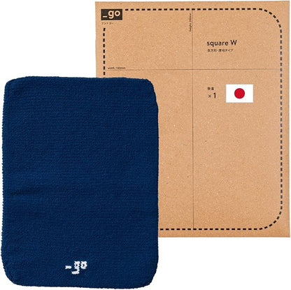 Cable Organizer, Square W, Made in Japan, Blue