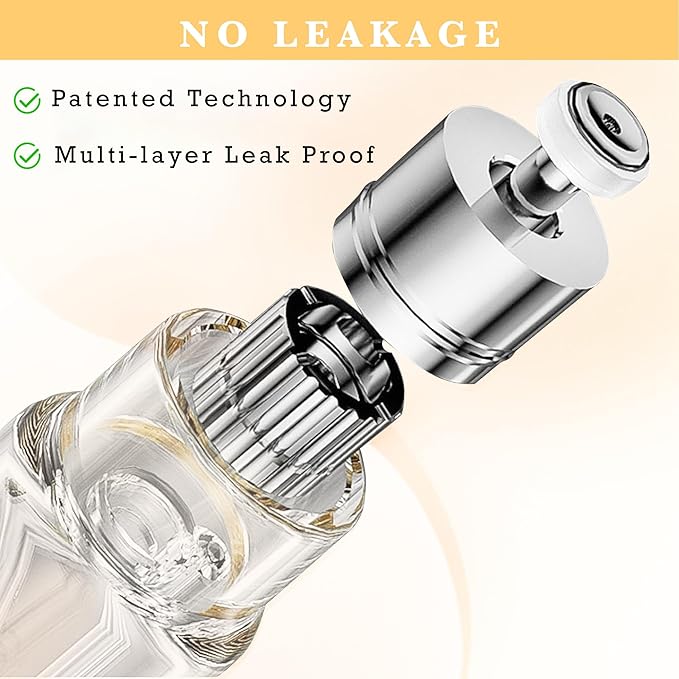 2PCS Perfume Travel Refillable Bottle, Bottom-Filling Fragrances Perfume Atomizer, Empty Mini Cologne Dispenser, Portable Sprayer Pocket Size for On the Go 5ml (Black & Dark Green)