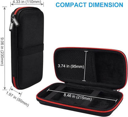 Power Bank Hard Travel Case Medium Compatible RAV Power 26800/20100/20000mAh, Anker Power Core 26800mAh/ PowerCore +26800mAh, INIU 10000mAh and Miady 10000/15000mAh (Medium Black)