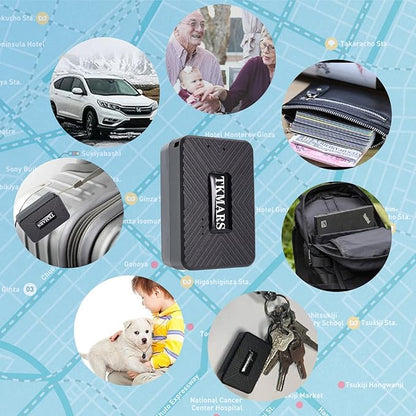 4G Mini GPS Tracker for Vehicles, No SIM Card Included, Real-Time Tracking, 60-Day Battery Life, Magnetic GPS Locator for Car, Motorcycle, Kids, Luggage, Anti-Theft