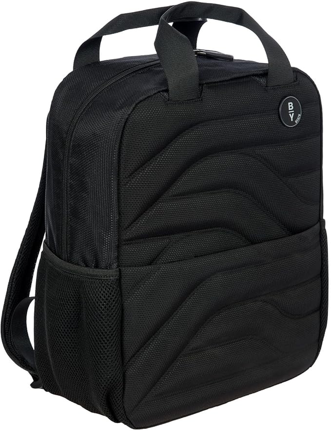 Bric's B|Y Ulisse Backpack, Lightweight Travel Daypack with Smart Sleeve and Multiple Organizational Pockets - Black