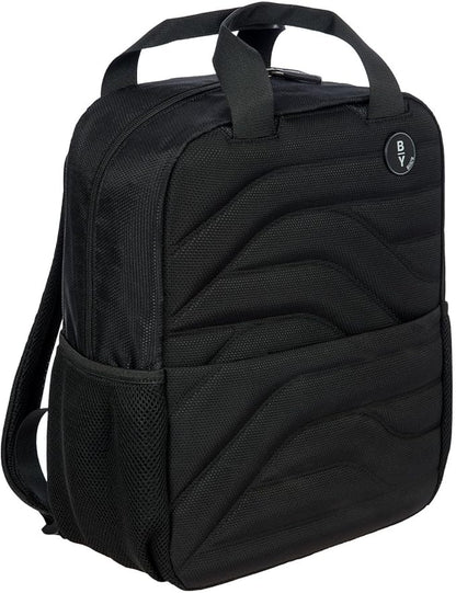 Bric's B|Y Ulisse Backpack, Lightweight Travel Daypack with Smart Sleeve and Multiple Organizational Pockets - Black