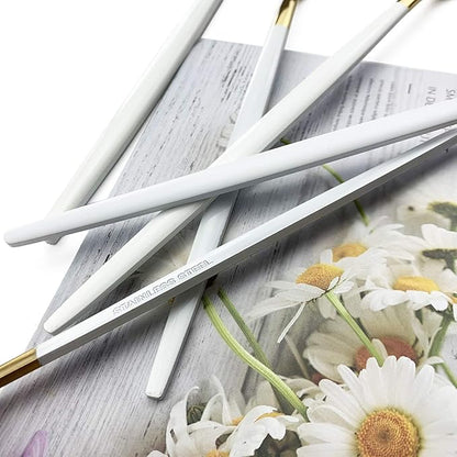 JASHII 20-Piece Stainless Steel Satin Finish Flatware Set, Mirror Polished Tableware Cutlery for Home and Restaurant, Dishwasher Safe