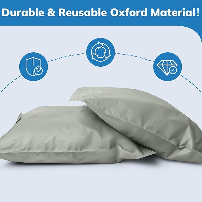 Umimile Vacuum Storage Bags with Electric Pump - Space Saver for Travel, Home | Waterproof Oxford Fabric, 80% Compression (4-Pack+ Pump）