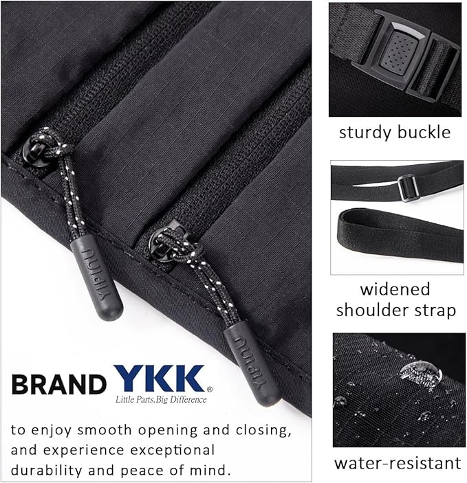 Crossbody Money Belt for Travel Women & Men Hidden, Travel Wallet Pouch - Slim Passport Holde, RFID Blocking Neck Wallet Under Clothes to Protect Cash, Credit Cards and Documents (GRAY)