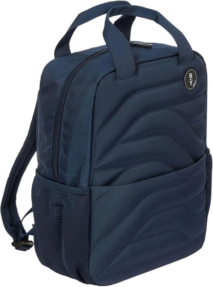 Bric's B|Y Ulisse Backpack, Lightweight Travel Daypack with Smart Sleeve and Multiple Organizational Pockets - Ocean Blue