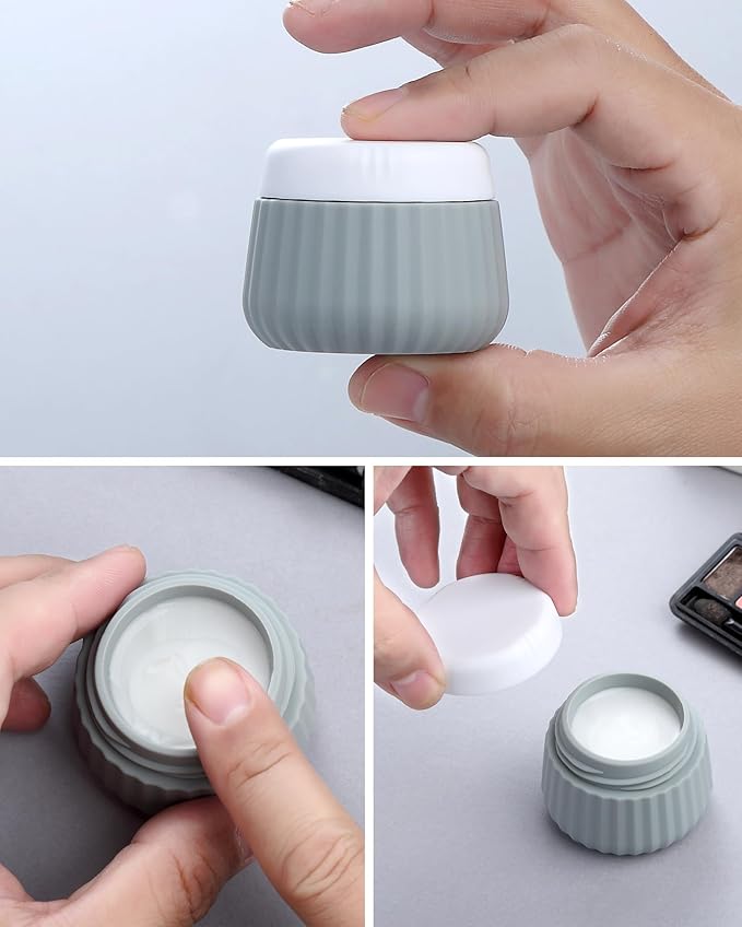 Travel Bottles 8 Pack, TSA Approved 3 oz Toiletries Containers, Leak Proof Silicone Squeezable Essentials Jars with Clear Bag