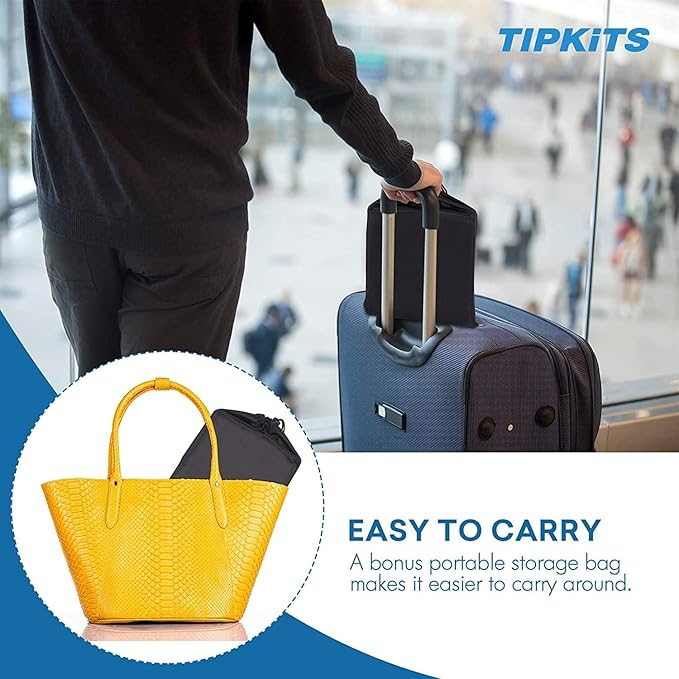 Airplane Foot Hammock Made with Premium Memory Foam, Portable Foot Rest with Comfortable No Clashing Base, Foot Sling Travel Essentials to Reduce Swelling and Soreness, Gifts for Travelers