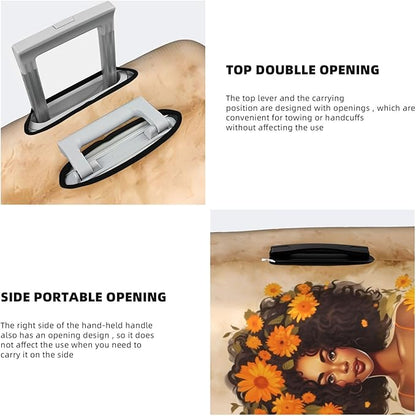 Suitcase covers for luggage tsa approved luggage cover for Suitcase Washable Suitcase Protector Anti-scratch Suitcase cover Medium African American Woman