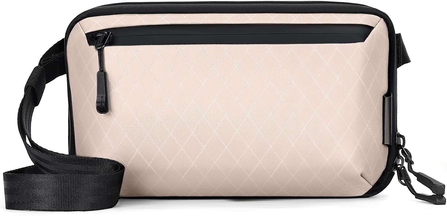 Electronics Organizer Tech Travel Pouch – Waterproof Nylon Diamond Quilted & 900D Travel Case Cable Bag for Cords Chargers