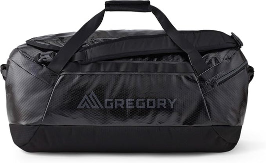 Gregory Alpaca 60L Water-Resistant Adventure Travel/Gear Organization Duffel Bag with Packing Cube Included, Obsidian Black