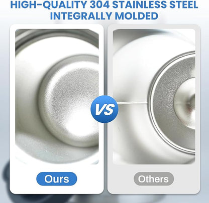 1 Gallon Water Jug Bottle Insulated with Straw, 128oz Stainless Steel Water Bottle Jug Wide Mouth Double Vacuum Dishwasher Safe BPA Free for Hot & Cold Drinks Navy Blue