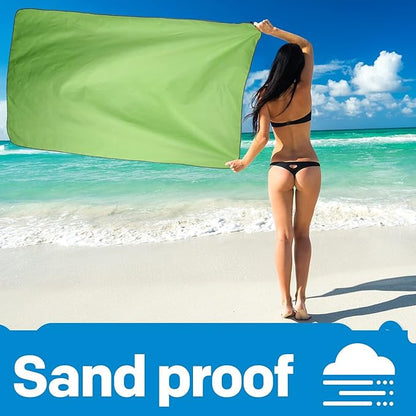 HOEAAS 2 Pack Microfiber Camping Towels, Quick Dry Towel, Super Absorbent Ultra Compact Travel Towel Soft Lightweight Sports Towel for Sweat Fast Drying Towels for Pool,Gym,Hiking,Backpacking,Fitness