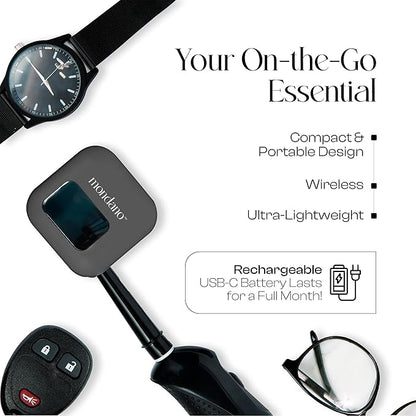 Mondano UV-C Toothbrush Sanitizer and Holder, Toothbrush Case - Manual/Electric Toothbrush Cover for Any Toothbrush Head - Rechargeable Toothbrush Travel Case, Tooth Brush Cover Cap for Home